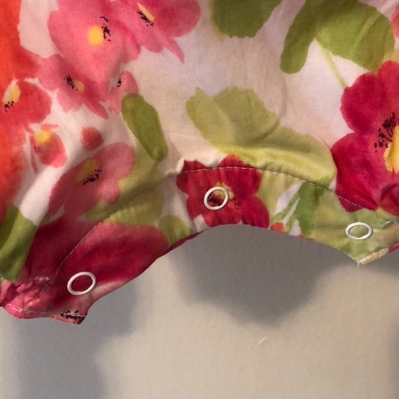 New GYMBOREE baby floral romper - Picture 4 of 5